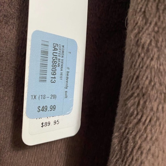 Soft Surroundings Long Vest, Size 1X, NWT - Picture 5 of 5